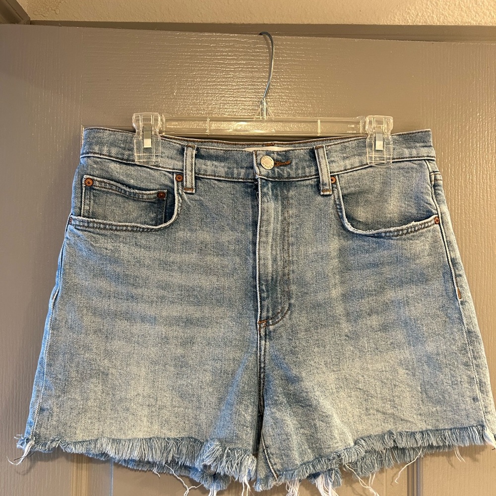Denim Forum Light Blue Jean Shorts